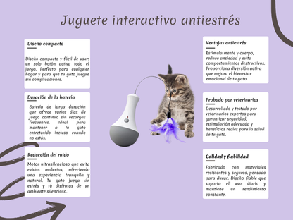 Juguete Interactivo Antiestrés para Gatos